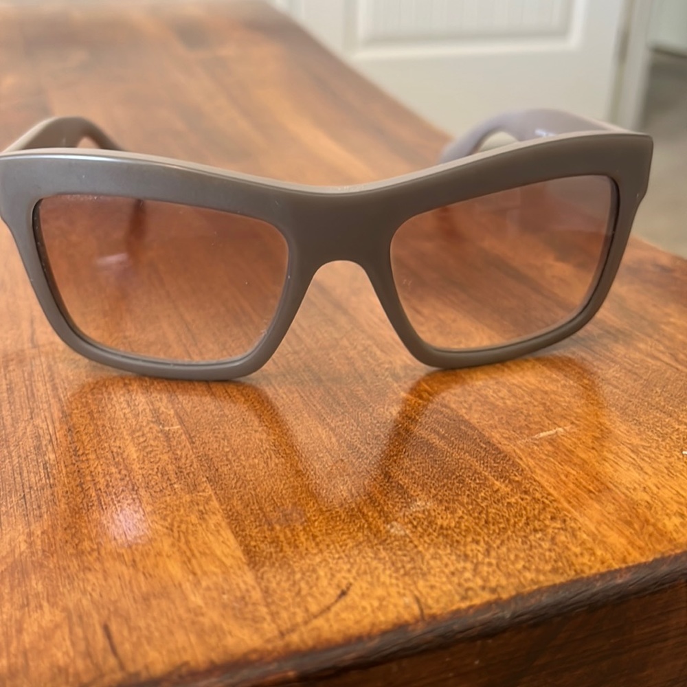 PRADA ITALY SPR 25Q 56[]19 TFV-3E0 140 TOP BROWN GRADIENT LENS SUNGLASSES